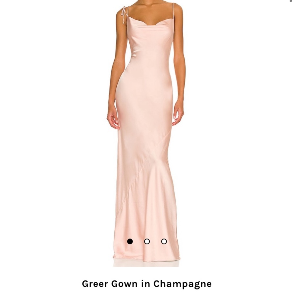NBD Greer Dress Champagne S